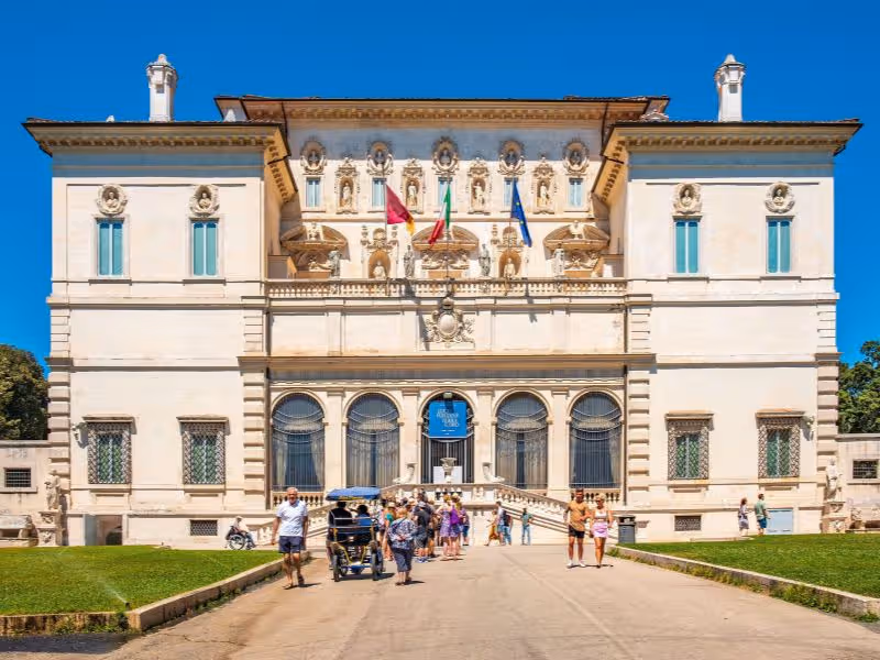 Borghese Gallery's location and entrance