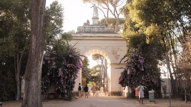 The Villa Borghese Gardens
